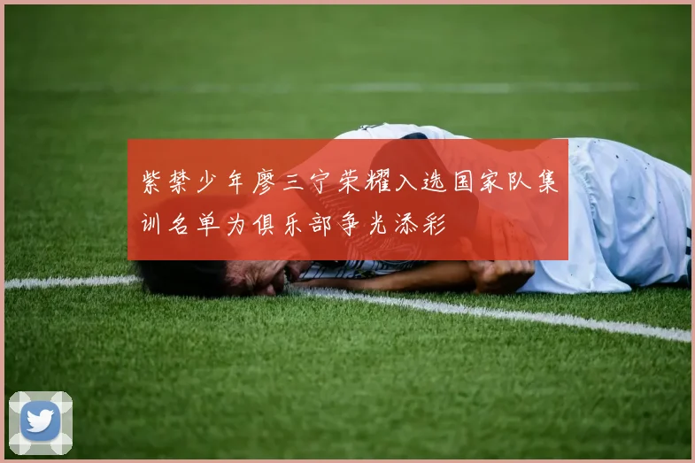 紫禁少年廖三宁荣耀入选国家队集训名单为俱乐部争光添彩